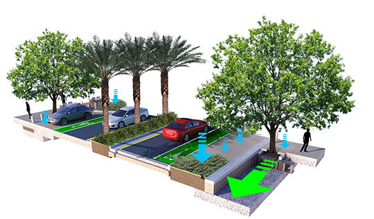 Wilton Drive Conceptual Streetscape Design (Unbuilt)