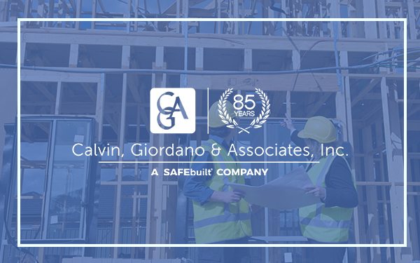 CGA logo over building department staff
